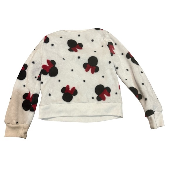 Disney Minnie Mouse Fleece Pullover Sweatshirt Girls Size 4 - Picture 3 of 3